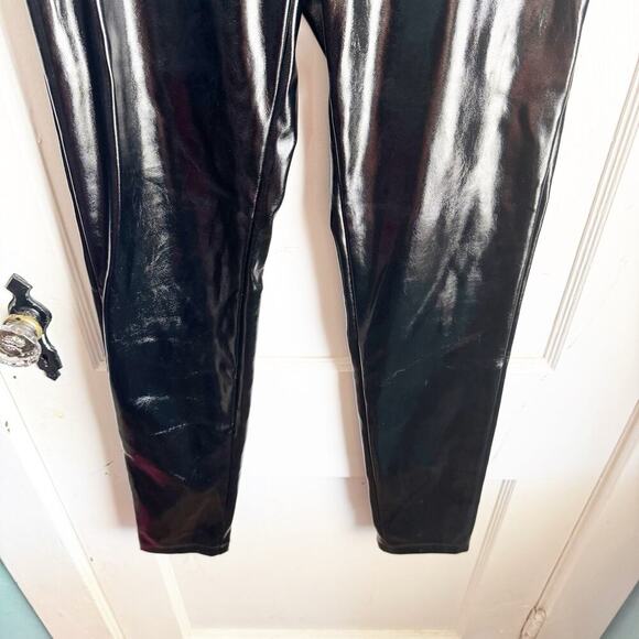 Tiger Mist Black Faux Patent Leather Leggings NWOT Going Out Statement Size XS - Picture 5 of 13